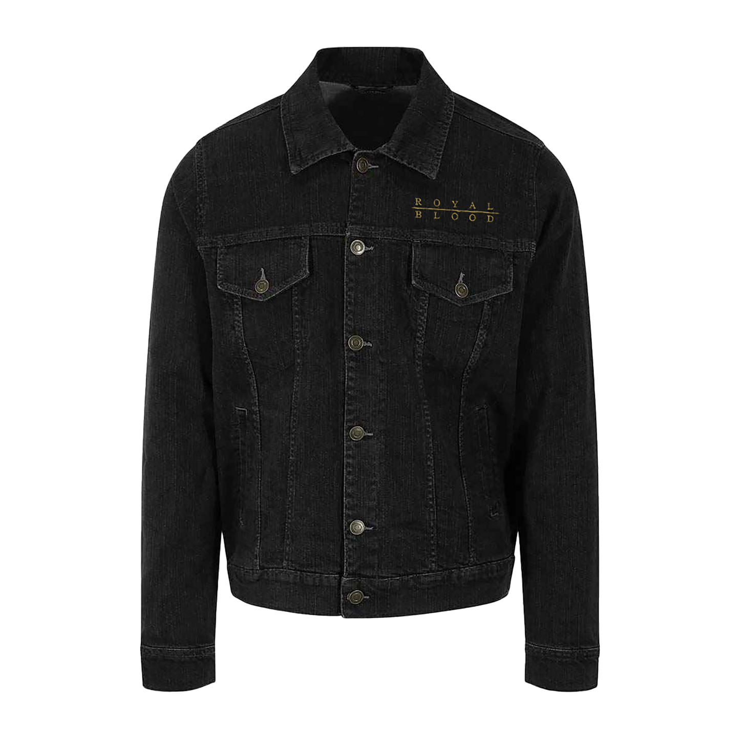 Tiger Black Denim Jacket