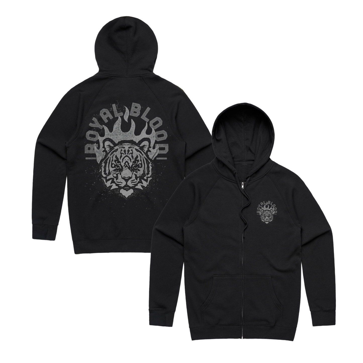 Flaming Tiger Hoodie